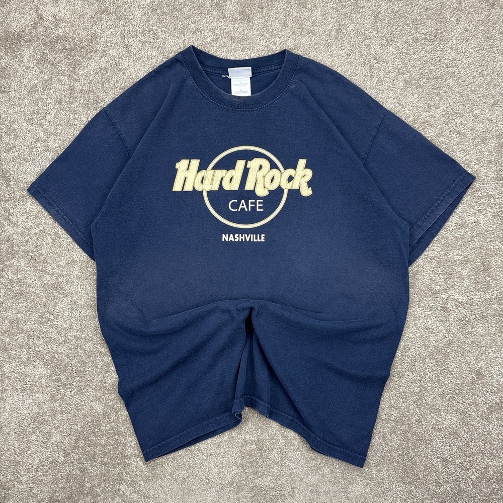 Vintage Y2K Hard Rock Cafe Nashville T Shirt Large